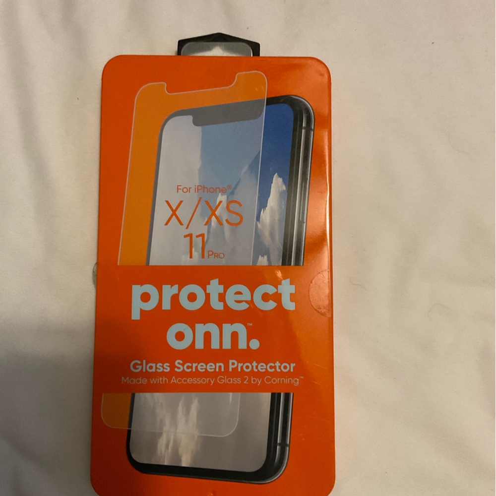 Glass Screen Protector & Multiple Charging Cords for iPhone X/XS/11 Pro -